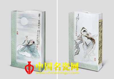 俞瑞林綜合裝飾鑲器 《尋梅舉杯邀明月》 