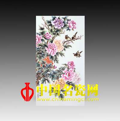 牡丹拼出來的好彩頭