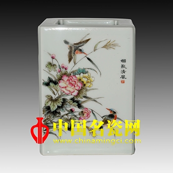 《四季花鳥》鑲器