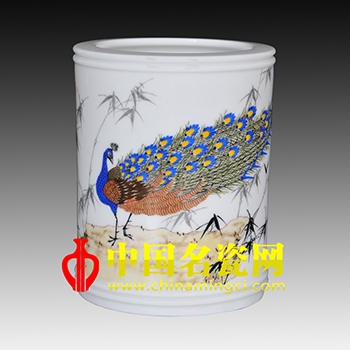《吉祥富貴》筆筒