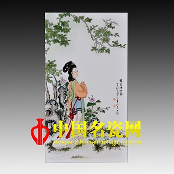 桂花仕女圖
