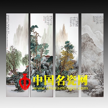 《春夏秋冬》四條屏