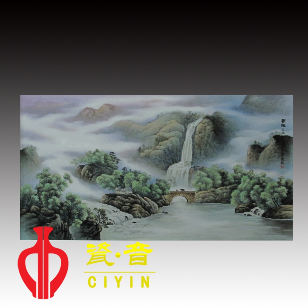 瓷板畫:瓷與畫的邂逅