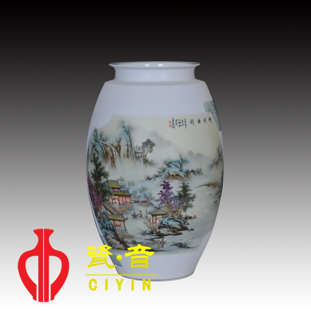 漫談瓷上山水的創(chuàng)作