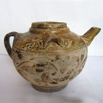 衡山窯彩繪壺